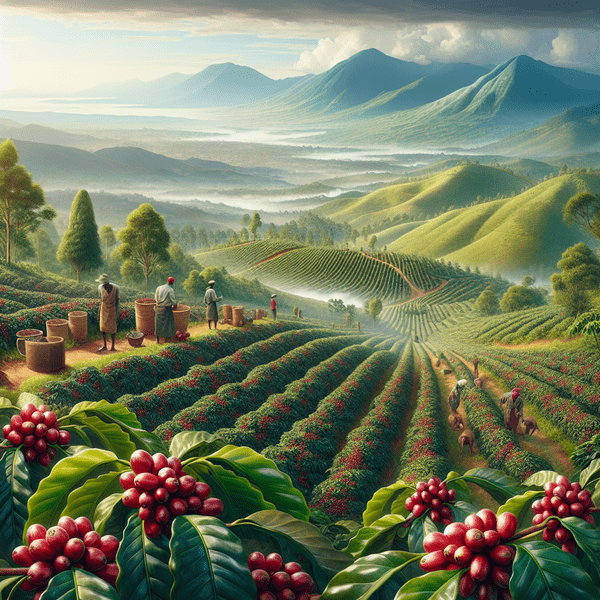 Rwandan Bourbon Kaffee - Ursprung und Anbau