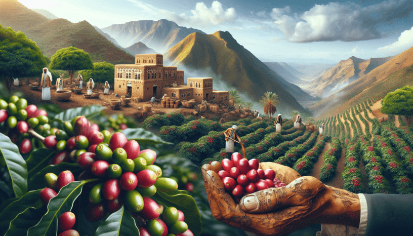 Yemen Mocha Kaffee - Ursprung und Anbau
